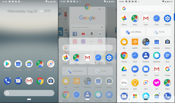 Cómo navegar en el pastel de Android usando gestos