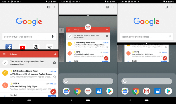 Cómo navegar en el pastel de Android usando gestos