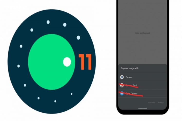 Android 11 ya no permite seleccionar apps de cámara de terceros