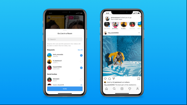 Instagram lanza función Live Rooms para transmitir con hasta tres personas al azar. Aplicaciones Android