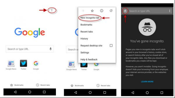 modo privado en tus aplicaciones Android